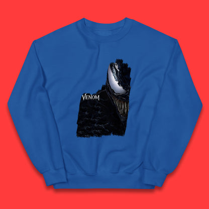 Angry Venom Amoled Half Face And Body Logo Marvel Avengers Superheros Movie Character Kids Jumper