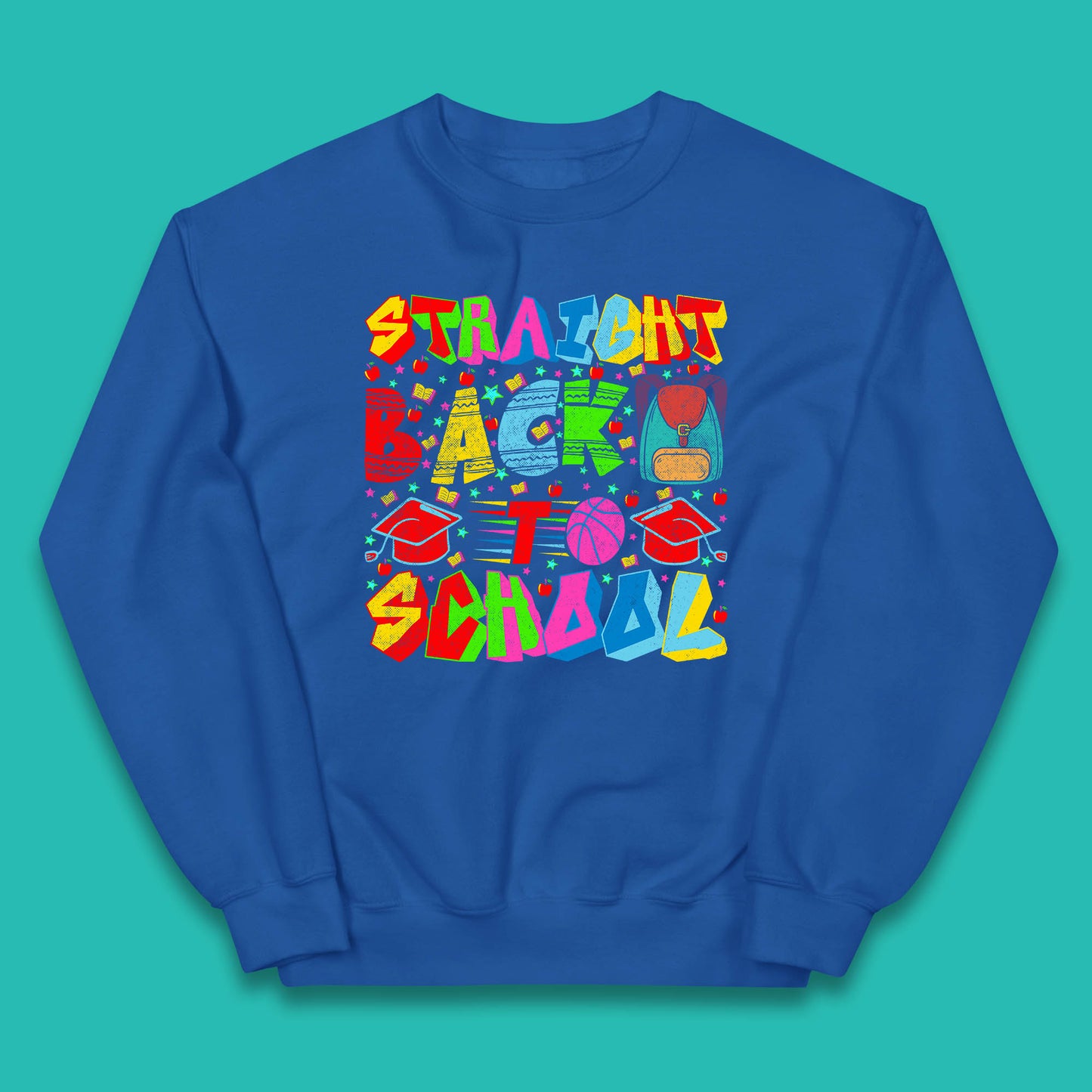 Straight Back To School Back To School First Day Of School Kids Jumper