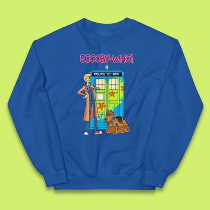 Scooby-Who Police Public Call Box  Scooby-Doo Doctor Who Tardis Police Box Kids Jumper