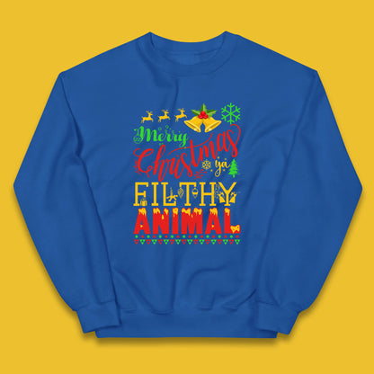 merry christmas ya filthy animal jumper