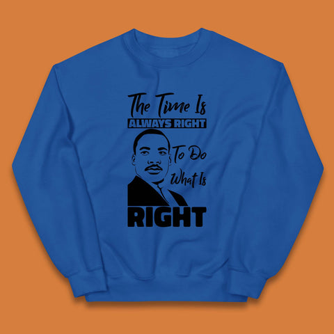 Martin Luther King Jr Quote Kids Jumper