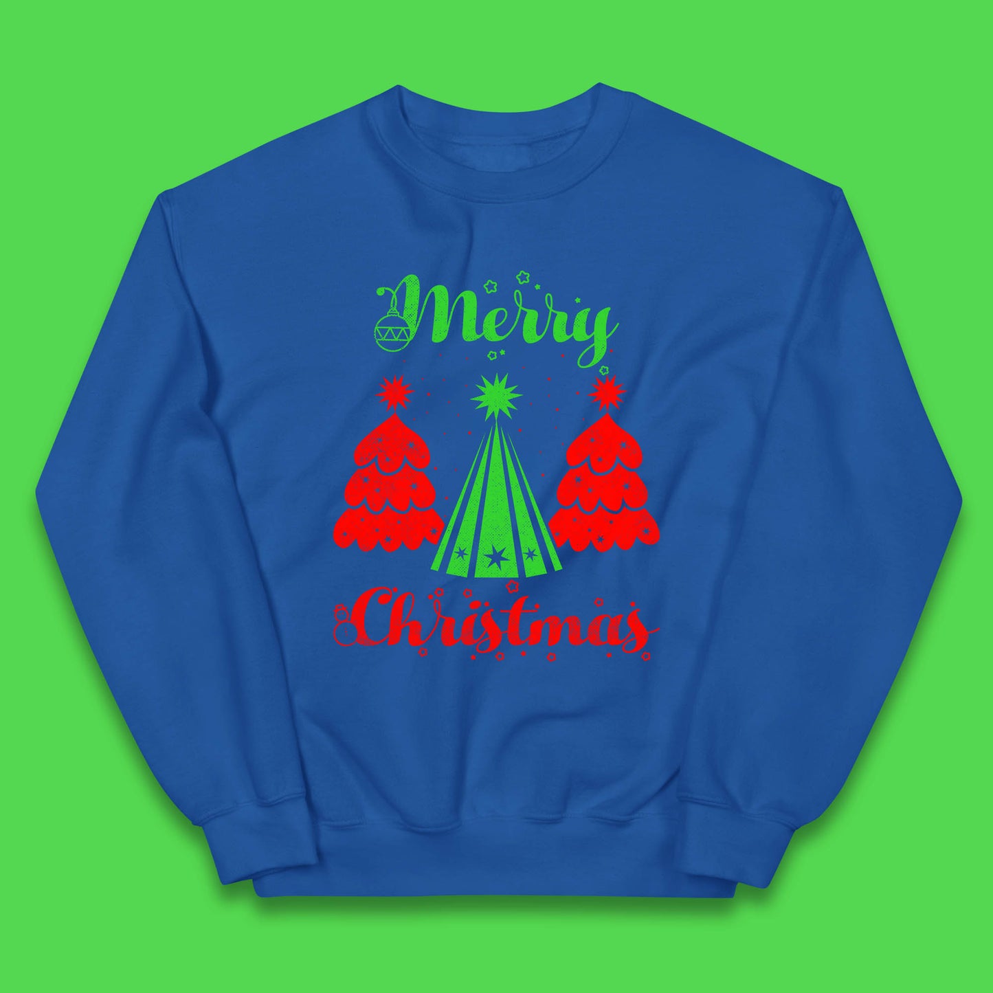 merry christmas tree jumper