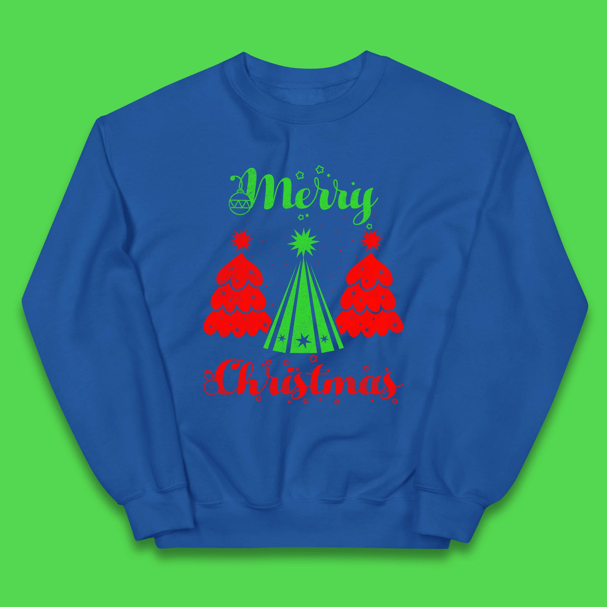 merry christmas tree jumper