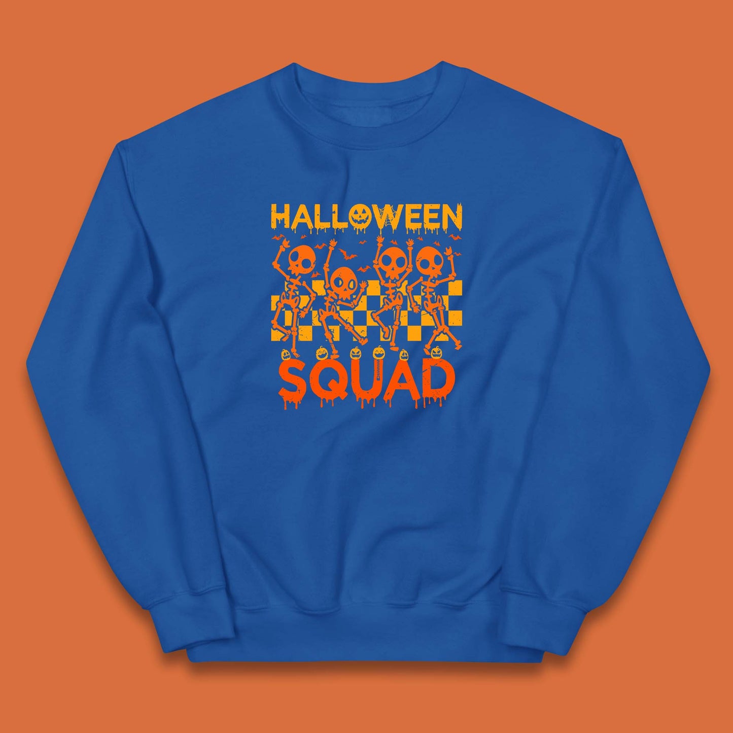 Halloween Squad Dancing Skeletons Squad Goals Dancing Halloween Skull Kids Jumper