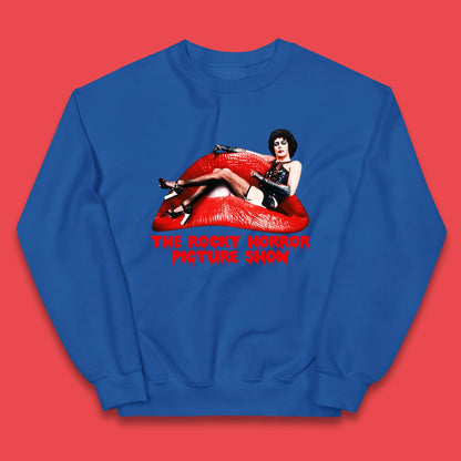 The Rocky Horror Show Halloween Horror Movie Red Lips Kids Jumper