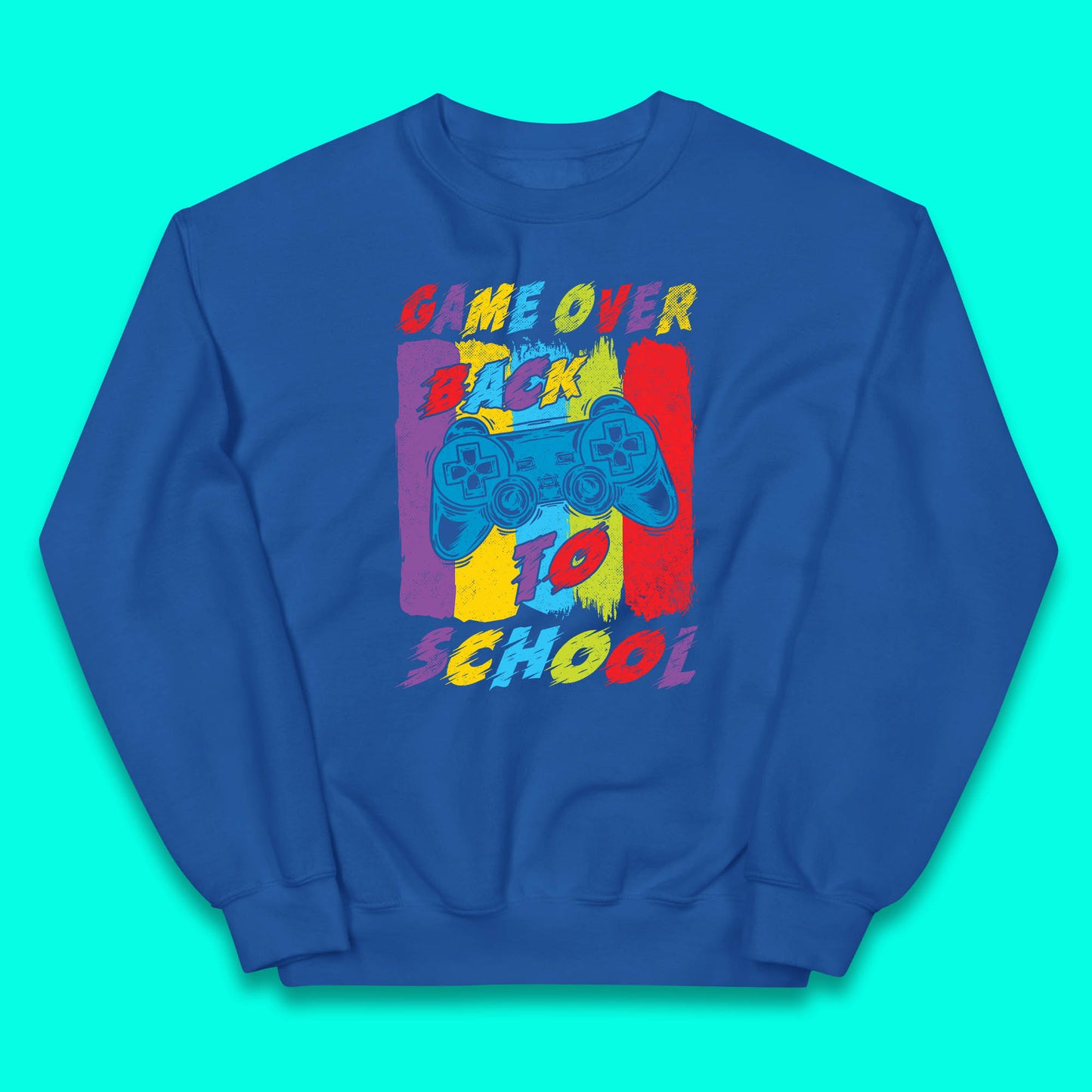 Game Over Return to the Halls of Learning Back To School Kids Study Gift Kids Jumper