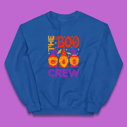 The Boo Crew Halloween Gnomes Squad Horror Scary Spooky Matching Costume Kids Jumper