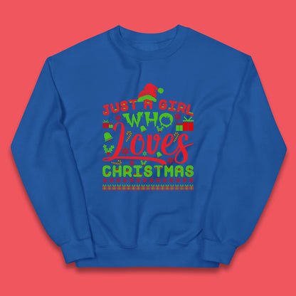 just a girl who loves christmas jumper