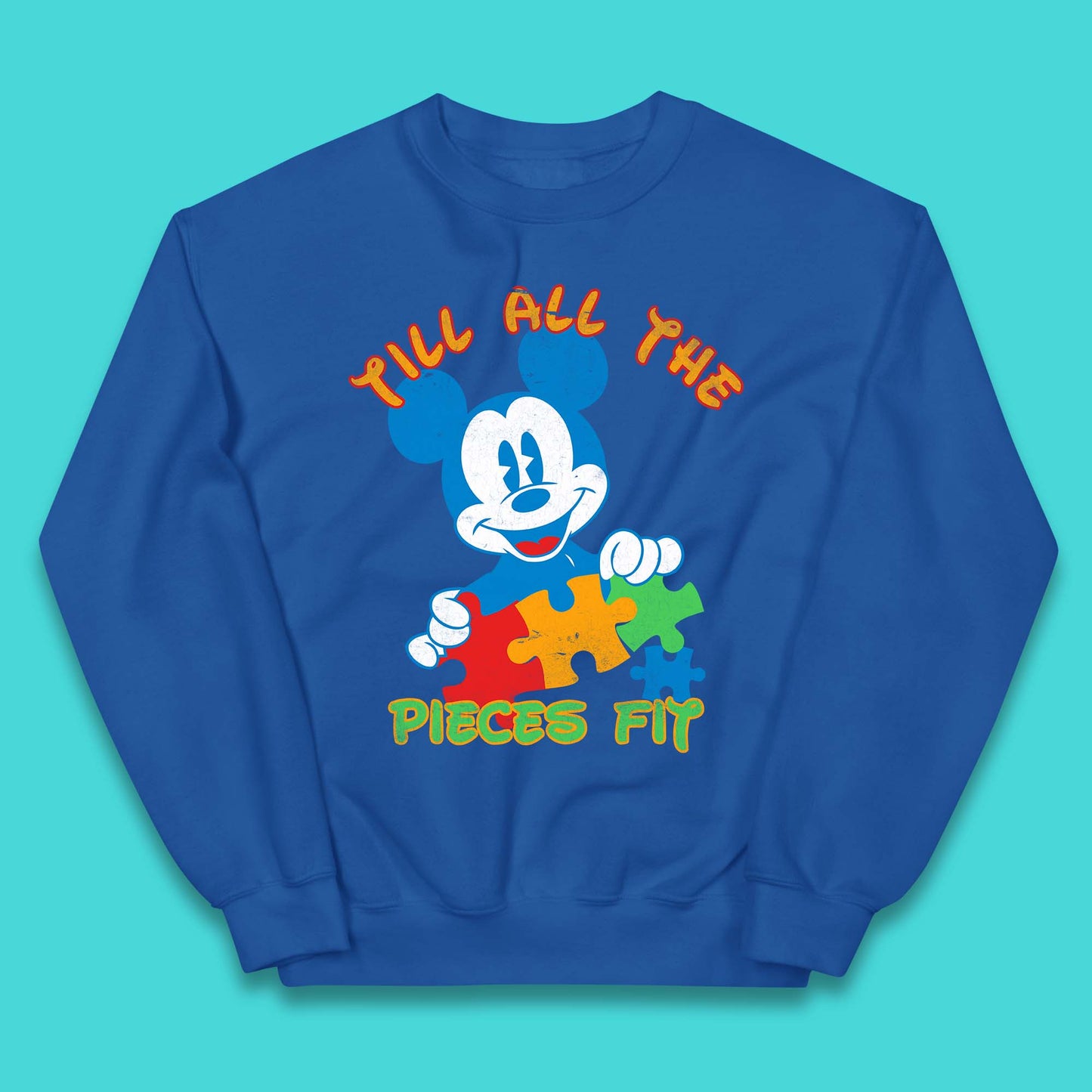 Autism Mickey Mouse Kids Jumper