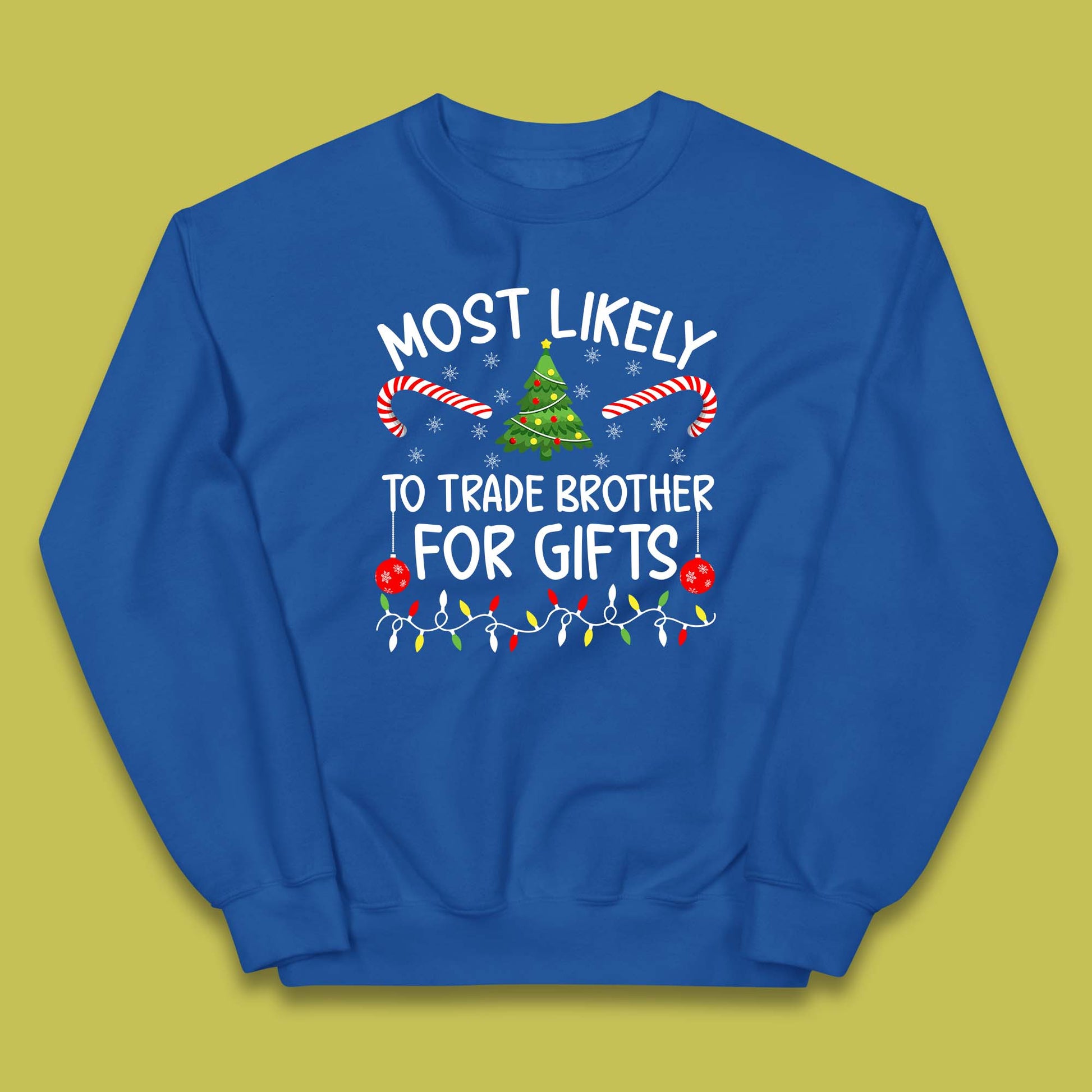 trade brother for christmas gifts jumper