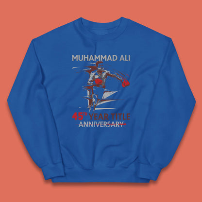 Muhammad Ali 45th Year Title Anniversary World Boxing Champion American Heavyweight Boxer Kids Jumper