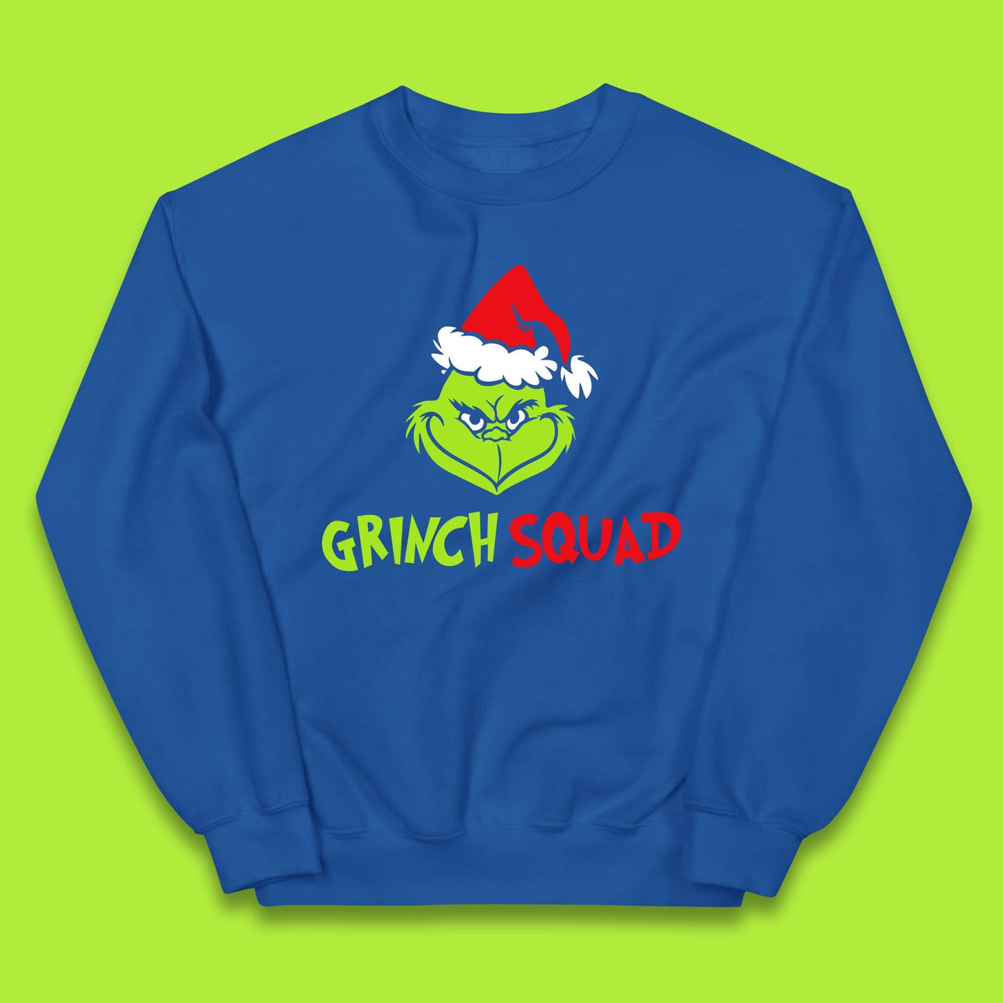 grinch squad christmas jumper