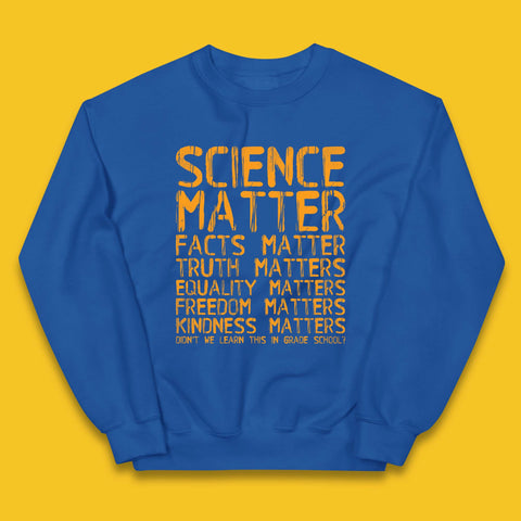 Science Matters Facts Matters Kids Jumper