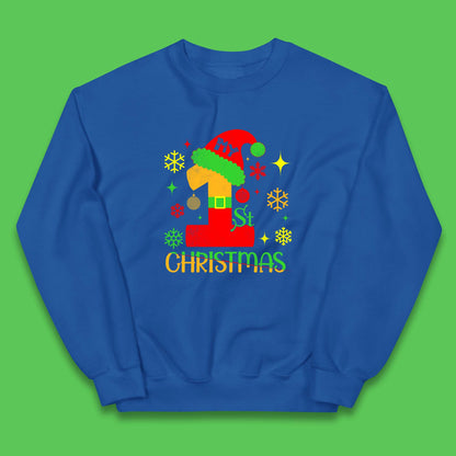 my 1st christmas santa claus costume jumper