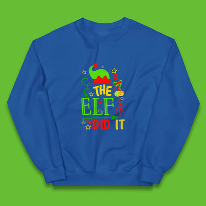 christmas the elf did it funny jumper