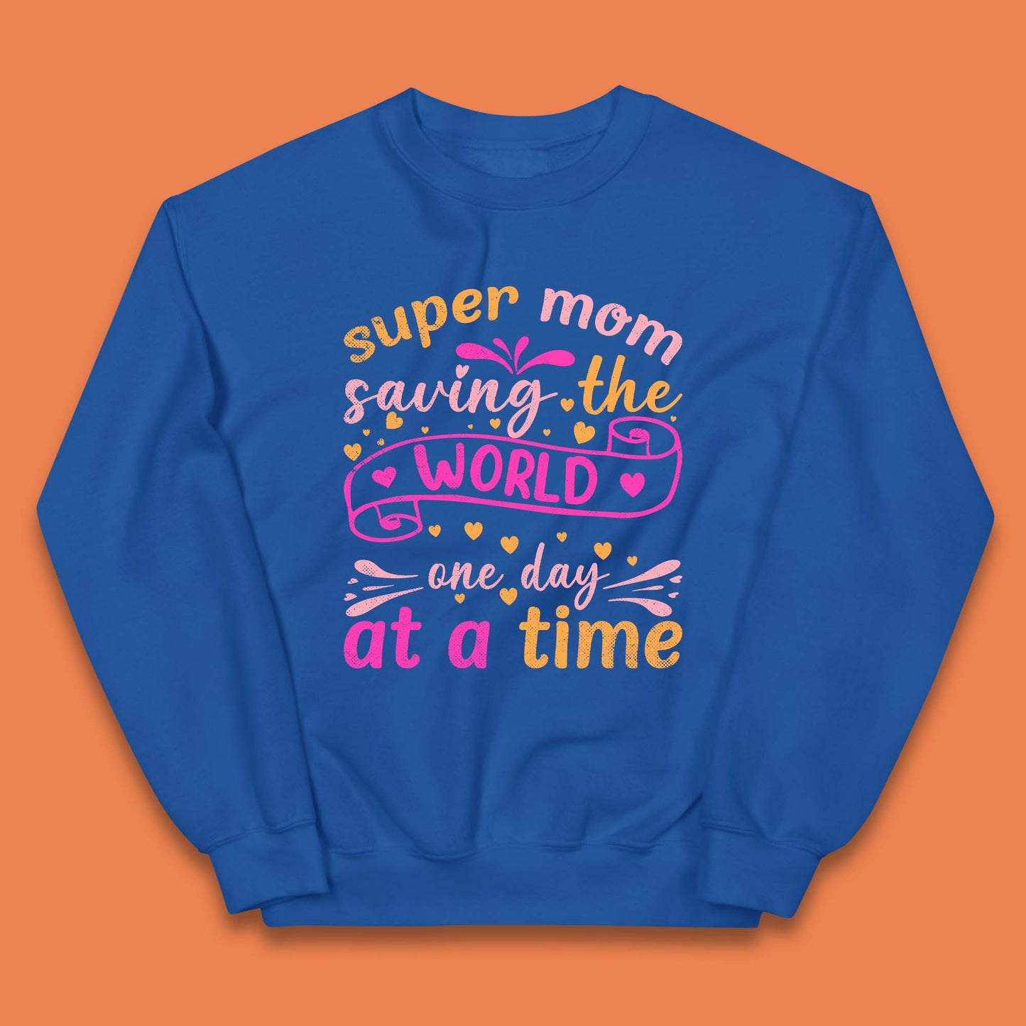 Super Mom Saving The World Kids Jumper
