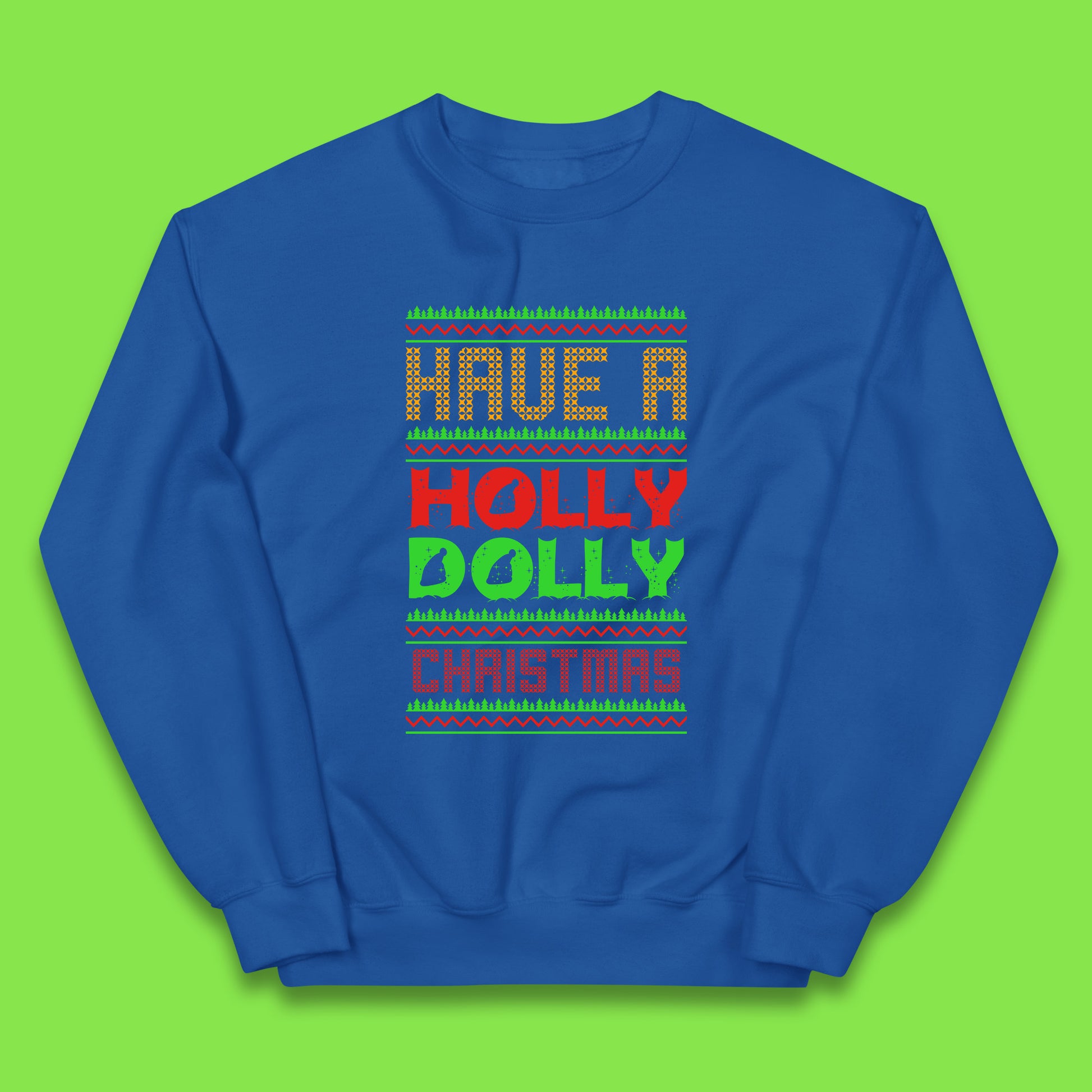 holly dolly christmas jumper