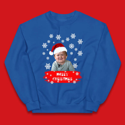 Merry Christmas Hasbulla Snowflakes Kids Jumper