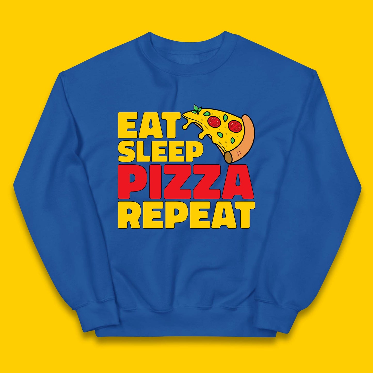 Eat Sleep Pizza Repeat Kids Jumper