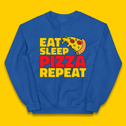 Eat Sleep Pizza Repeat Kids Jumper