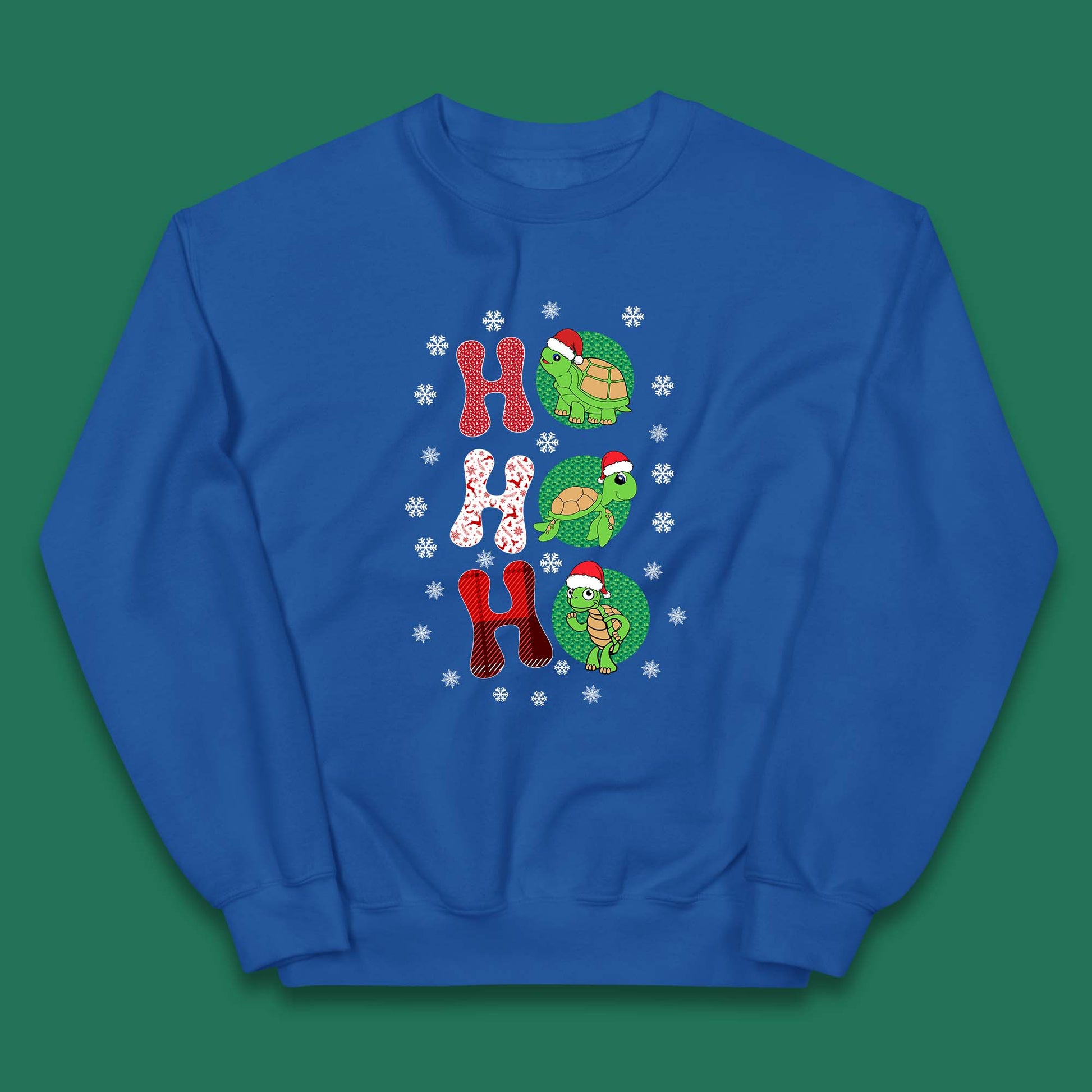 turtles santa kids jumper