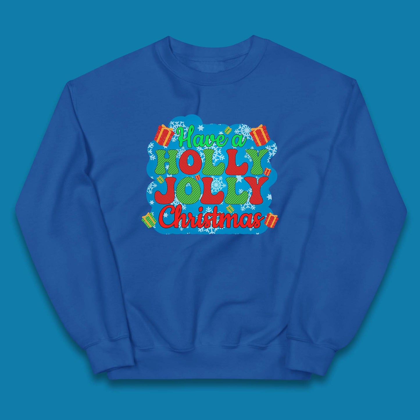 Have A Holly Jolly Christmas Kids Jumper