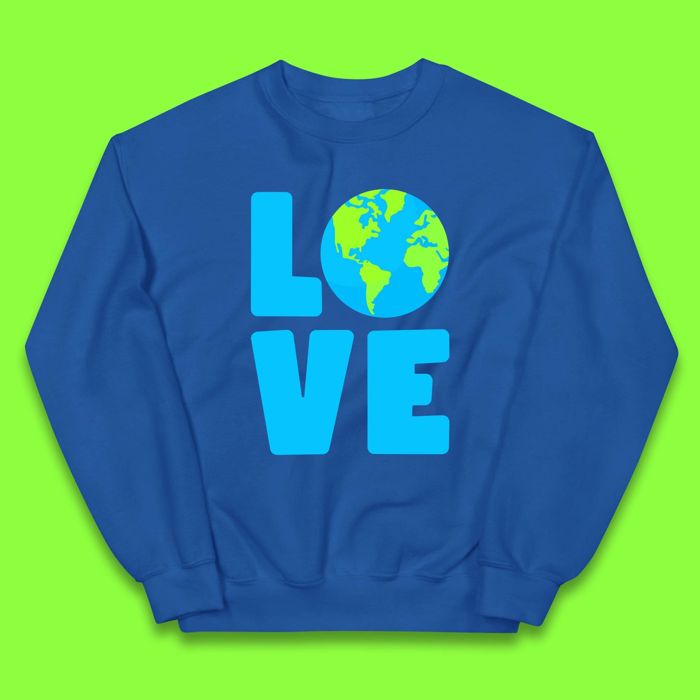 Love Earth Day Environmental Climate Change Save The Planet Kids Jumper