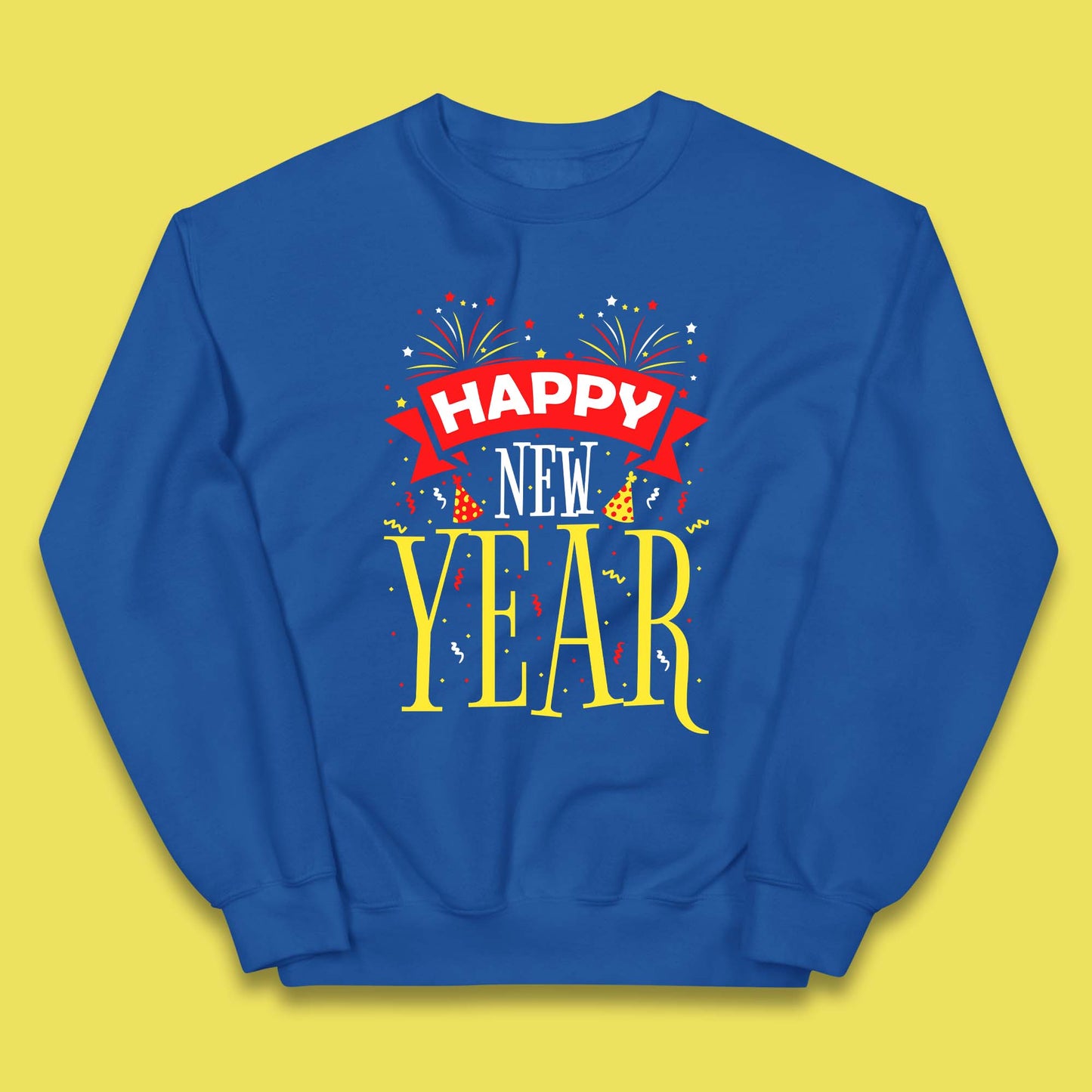 Happy New Year Celebrations Kids Jumper