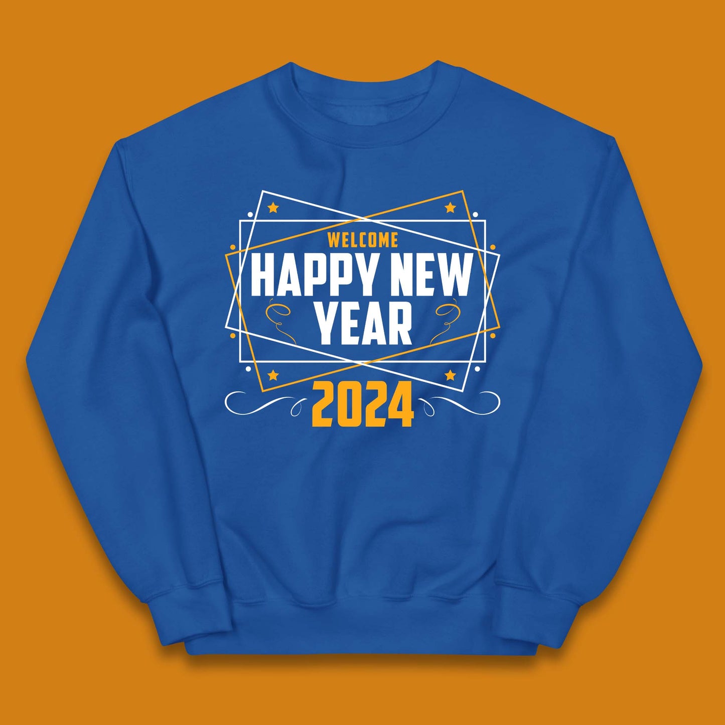 Welcome Happy New Year 2024 Kids Jumper