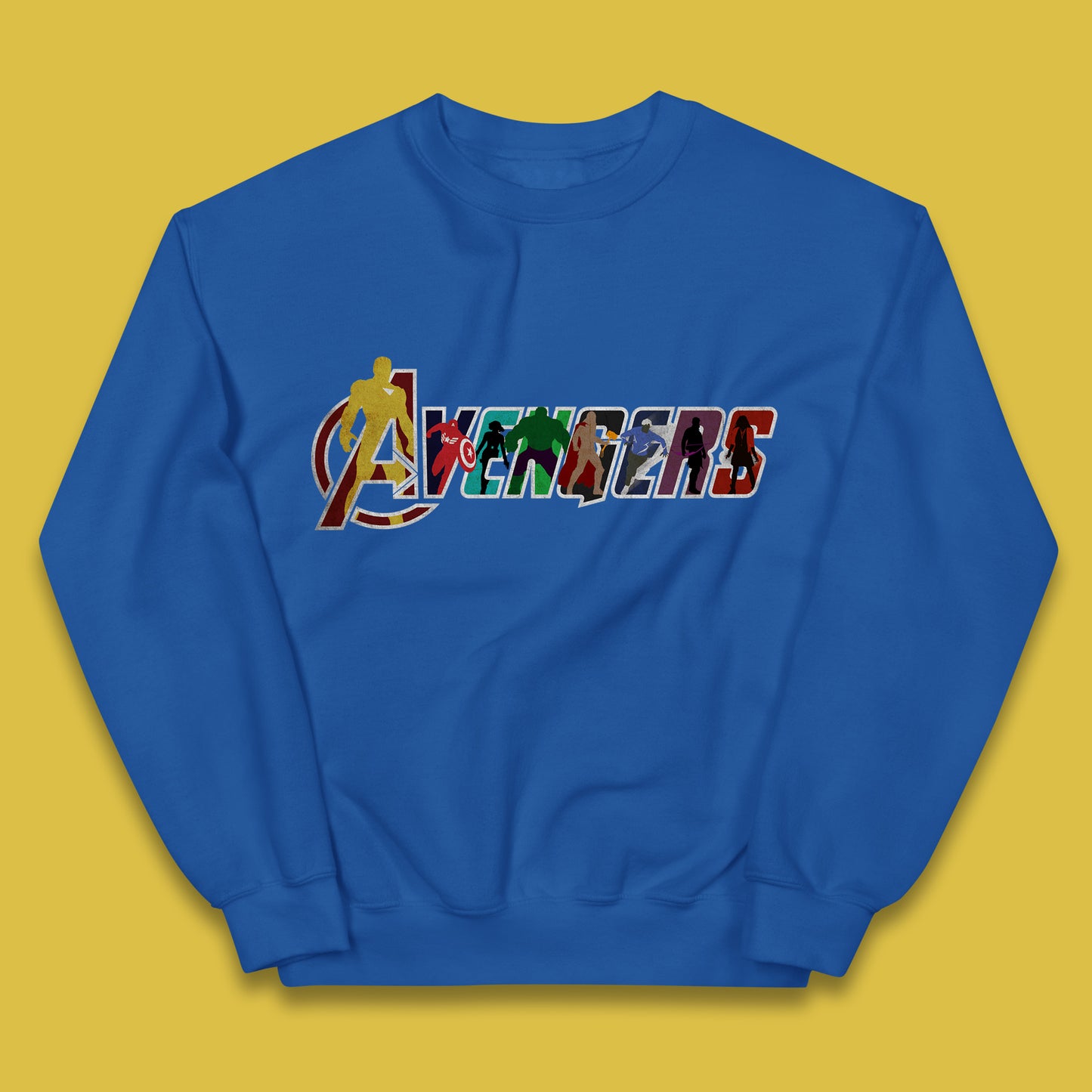 Marvel Avengers Super Heroes Movie Characters Spider Man, Hulk, Iron Man, Thor, Captain America Avengers Group Kids Jumper