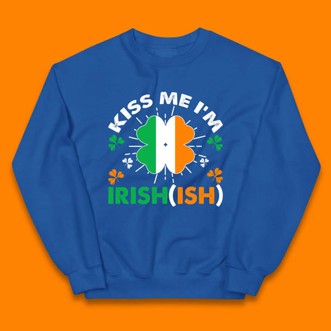 Kiss Me I'm Irish Kids Jumper