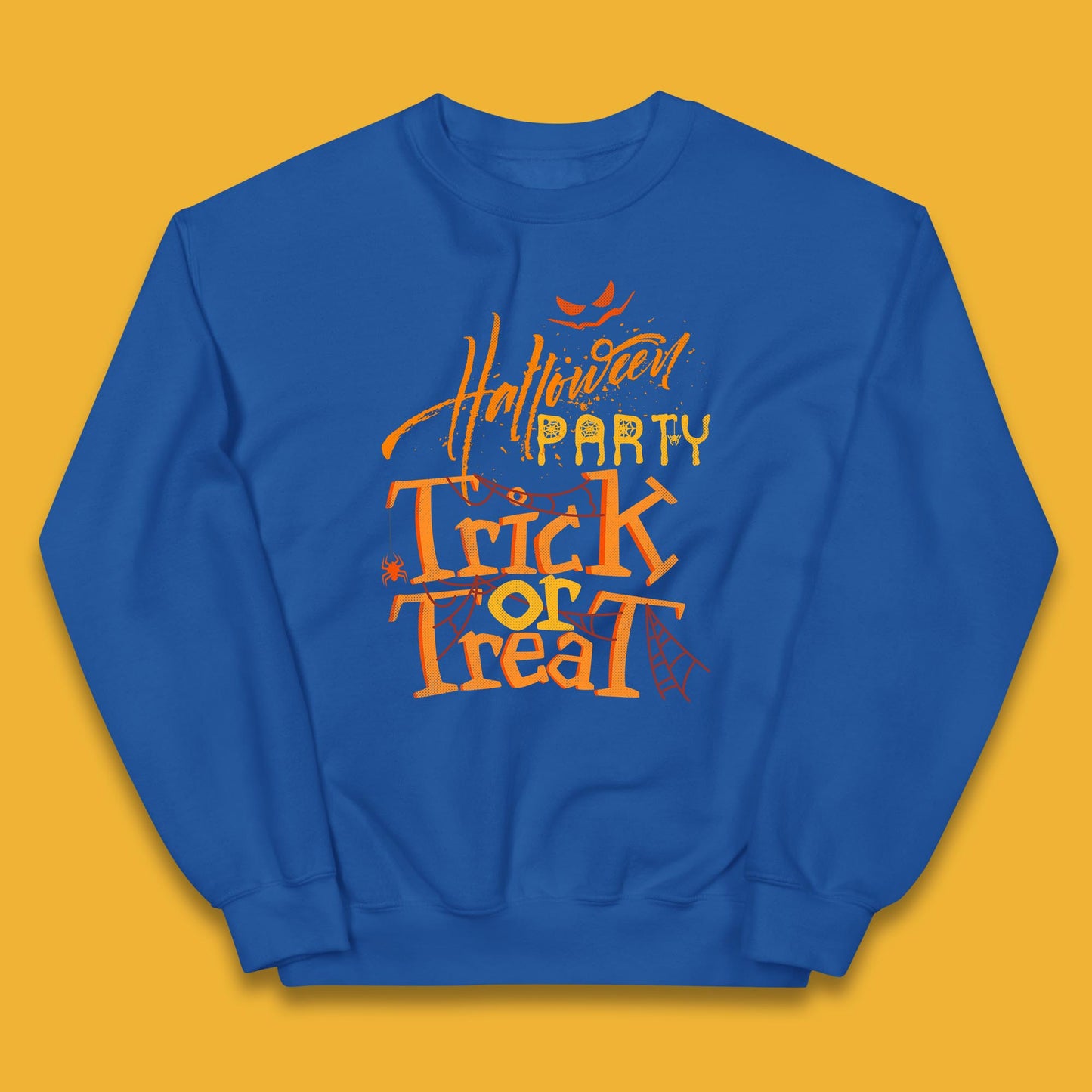 Happy Halloween Trick Or Treat Horror Scary Spooky Vibes Kids Jumper