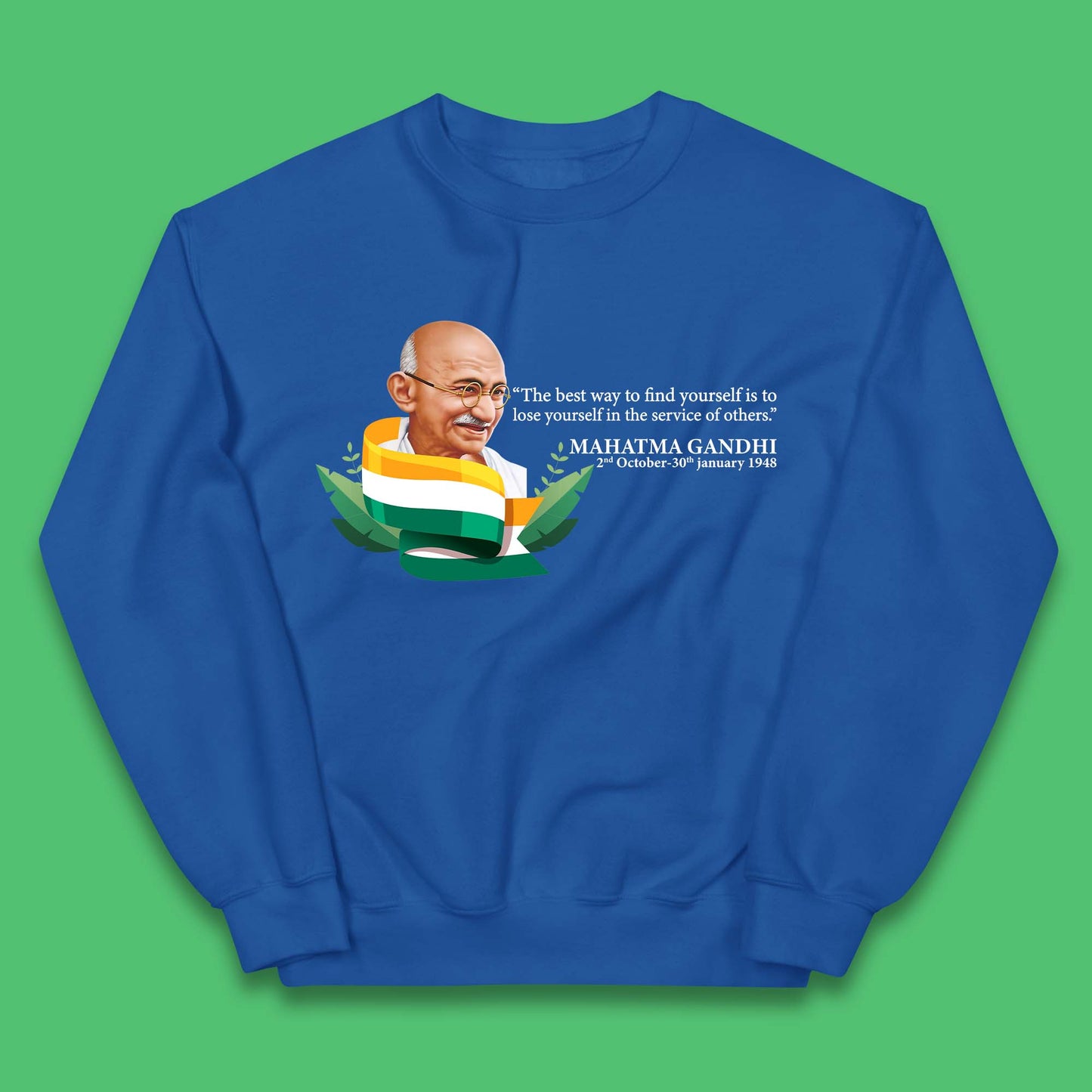 Mahatma Gandhi Quotes Kids Jumper