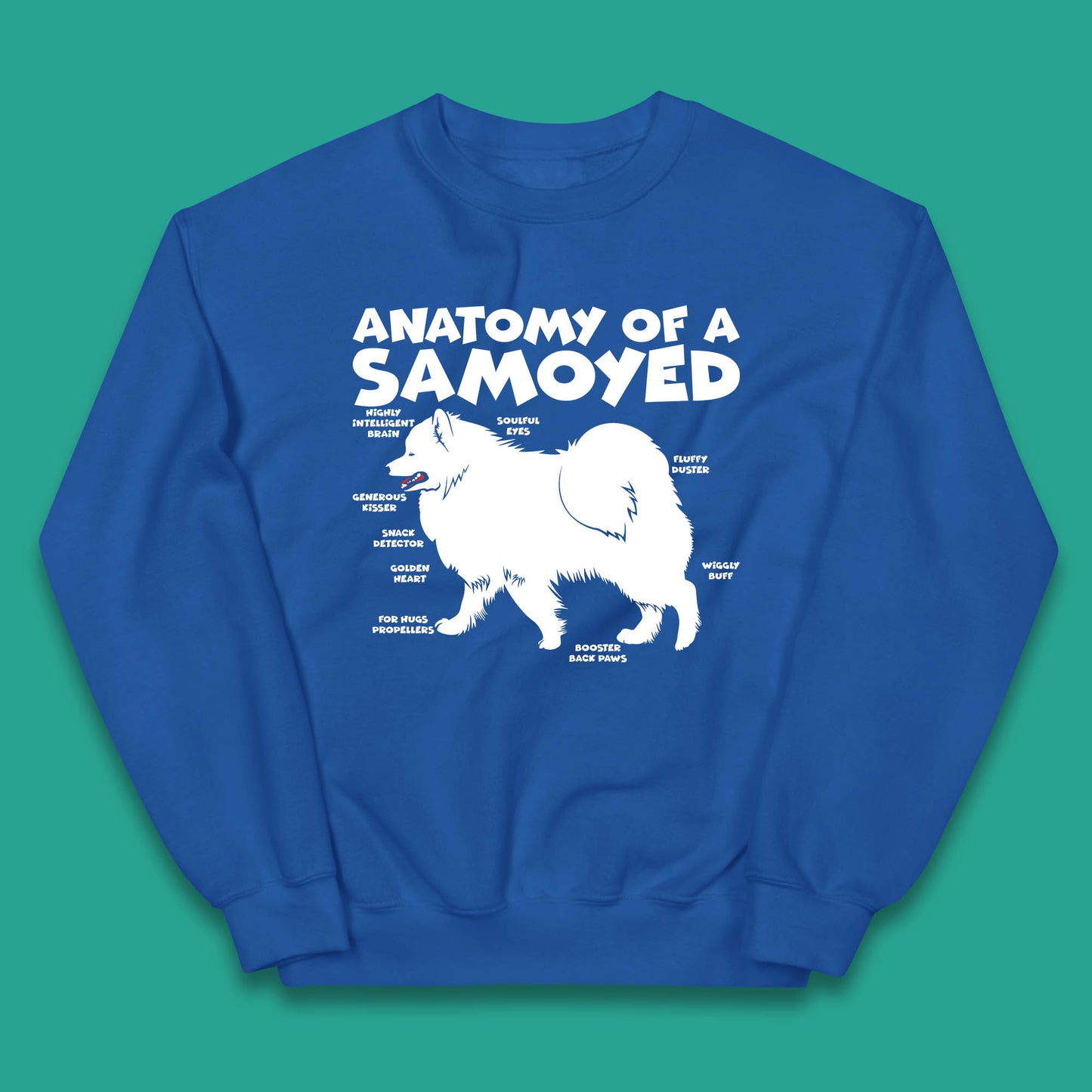Samoyed Puppies Kids Sweatshirt