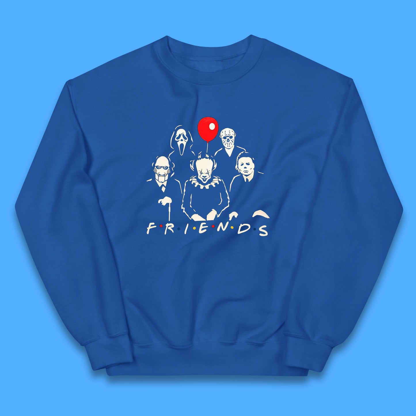 Halloween Friends Horror Movie Killers Characters Halloween Villians Kids Jumper