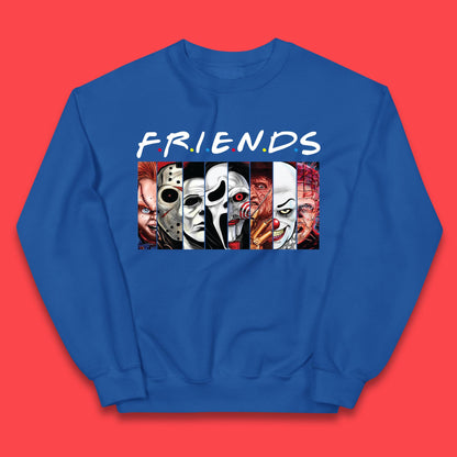 Halloween Friends Horror Movie Characters Killers Scary Friends Kids Jumper
