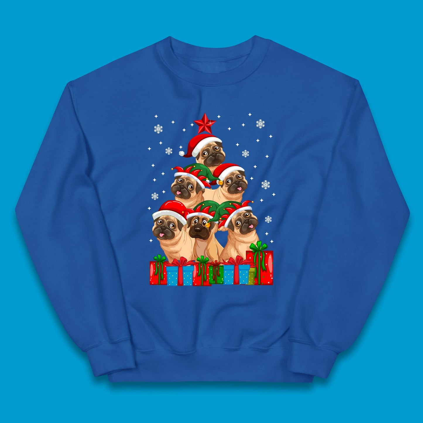 pug dog christmas jumper