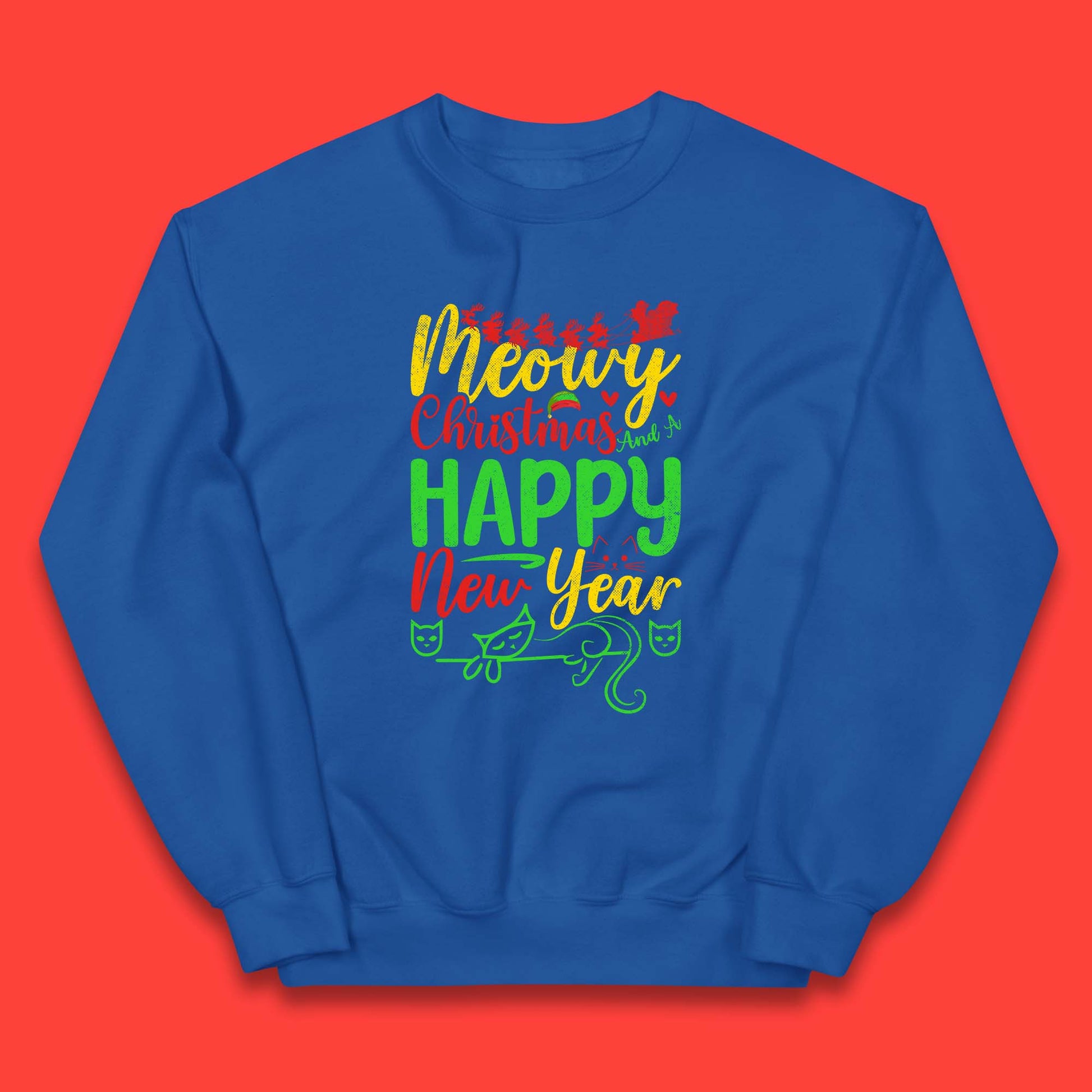 meowy christmas jumper