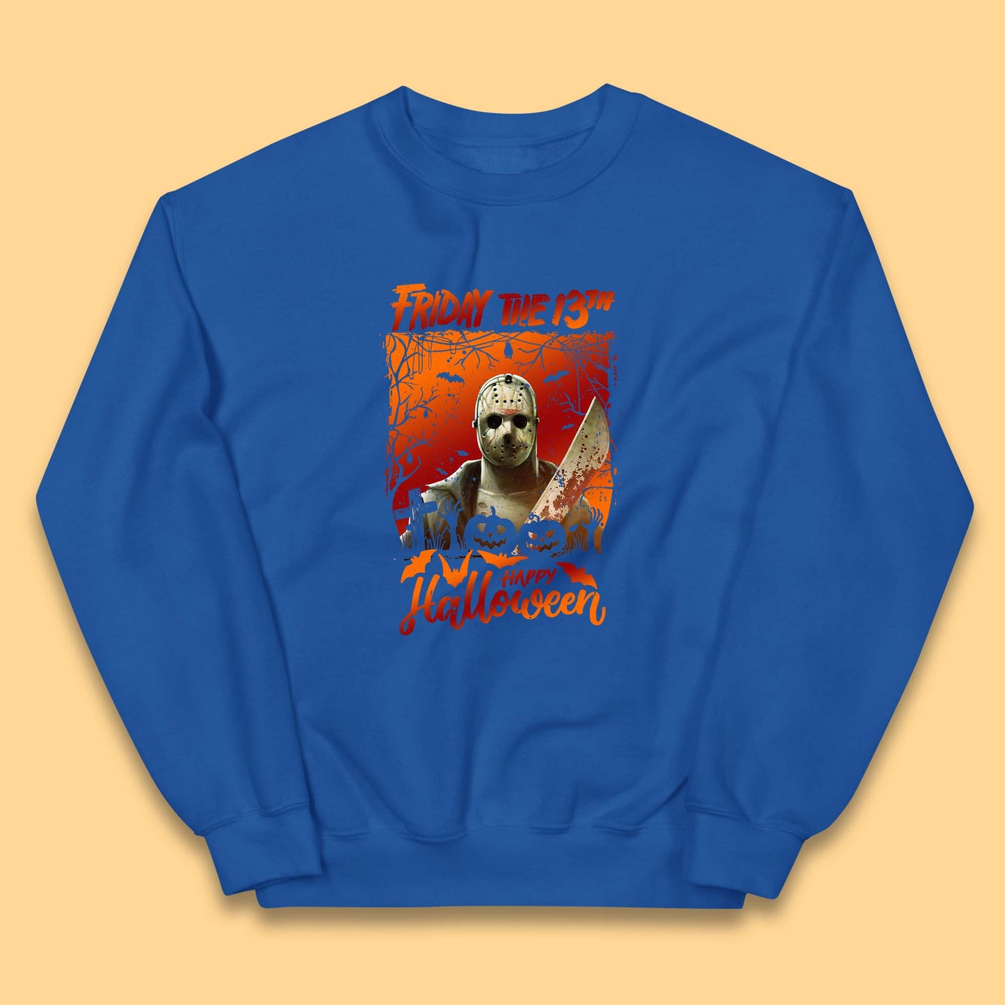 Friday The 13th Happy Halloween Jason Voorhees Halloween Horror Movie Character Kids Jumper