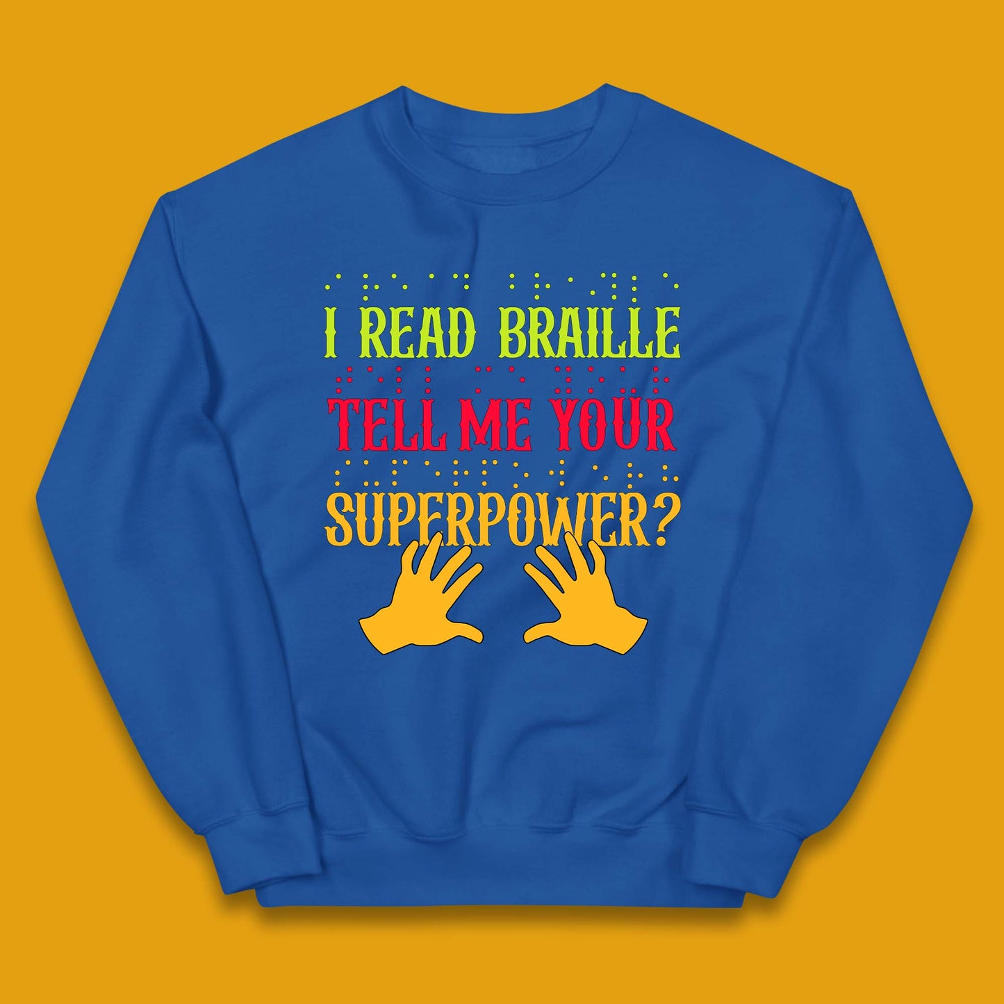 Braille Superpower Kids Jumper