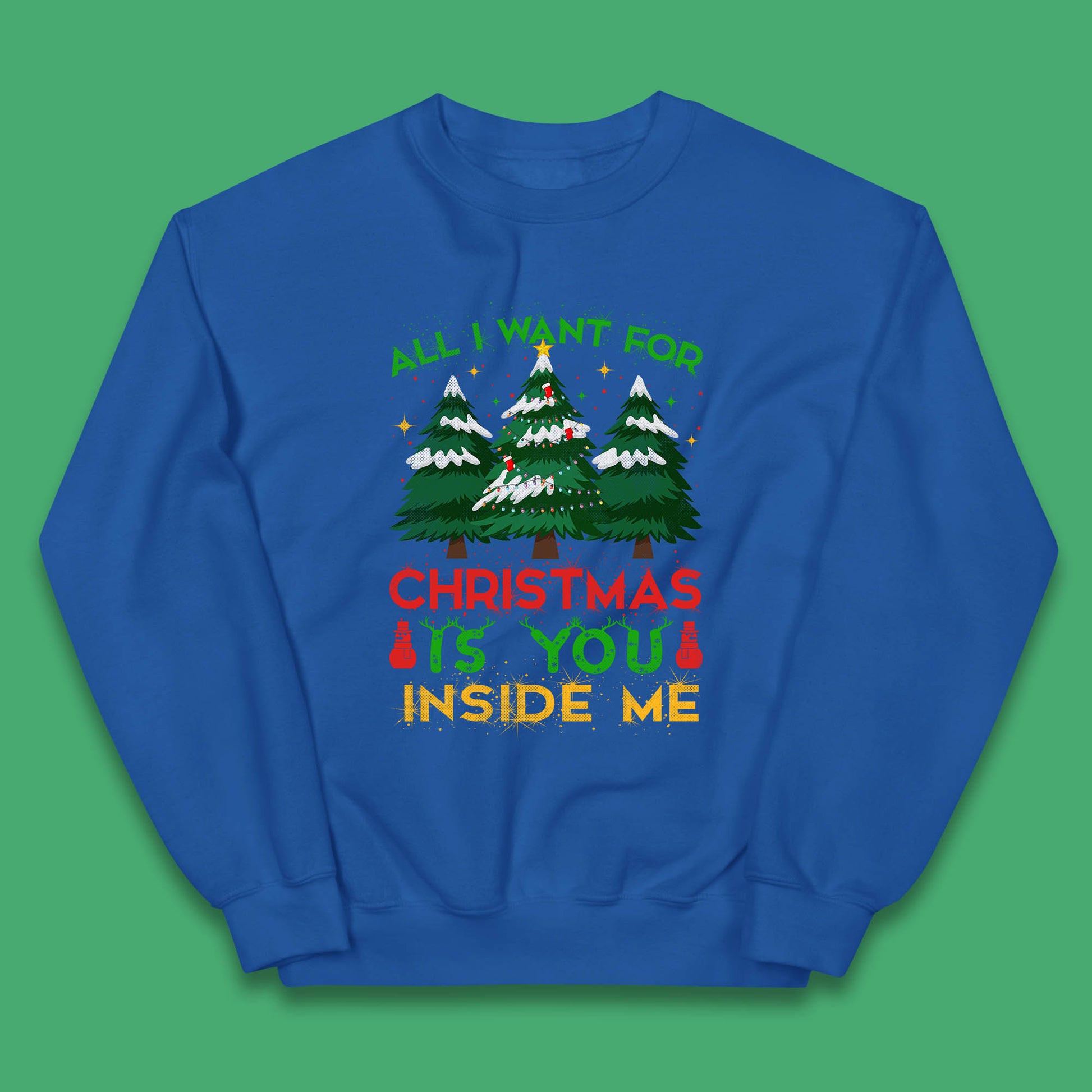 christmas tree jumper