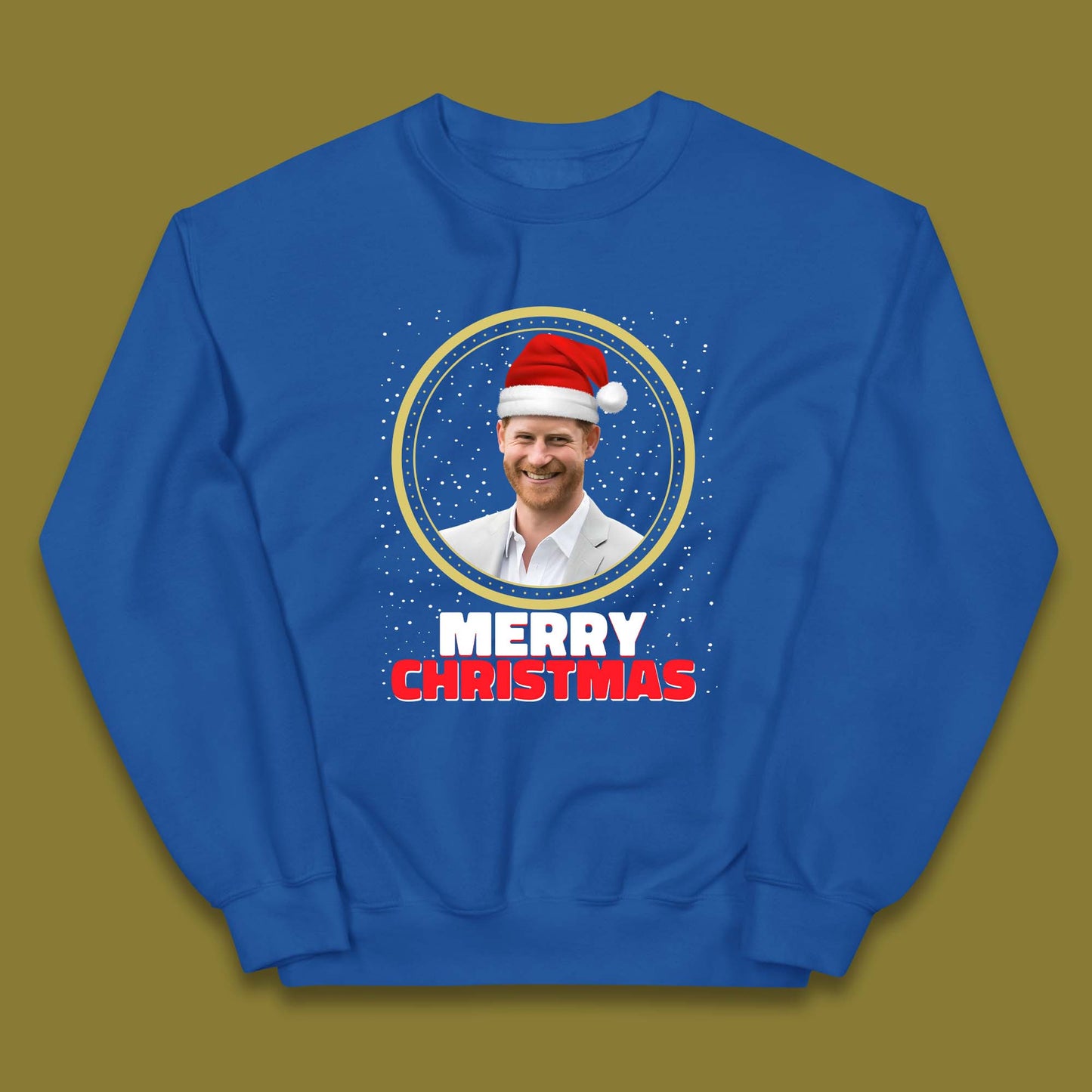 Prince Harry Christmas Kids Jumper