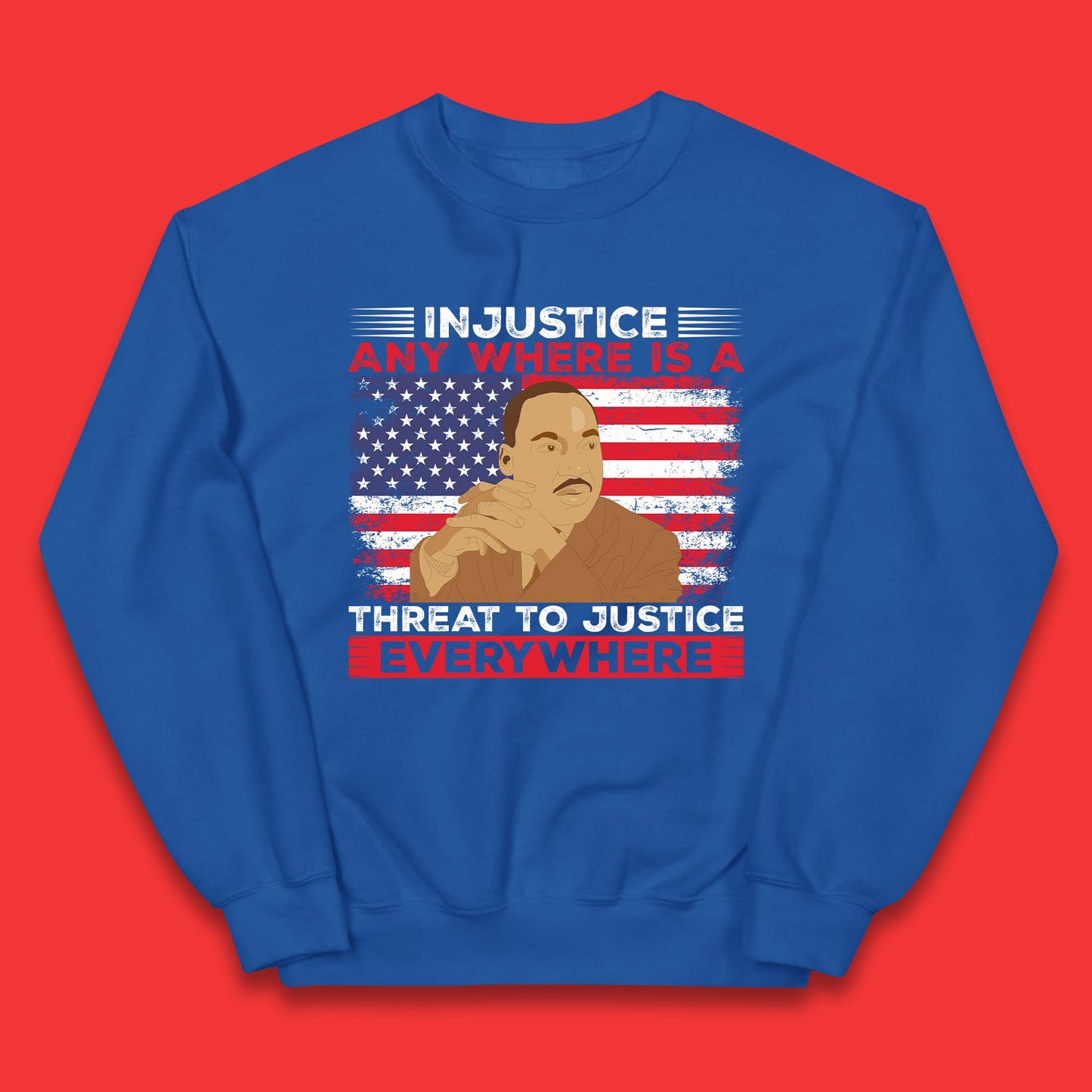 Martin Luther King Quotes Kids Jumper