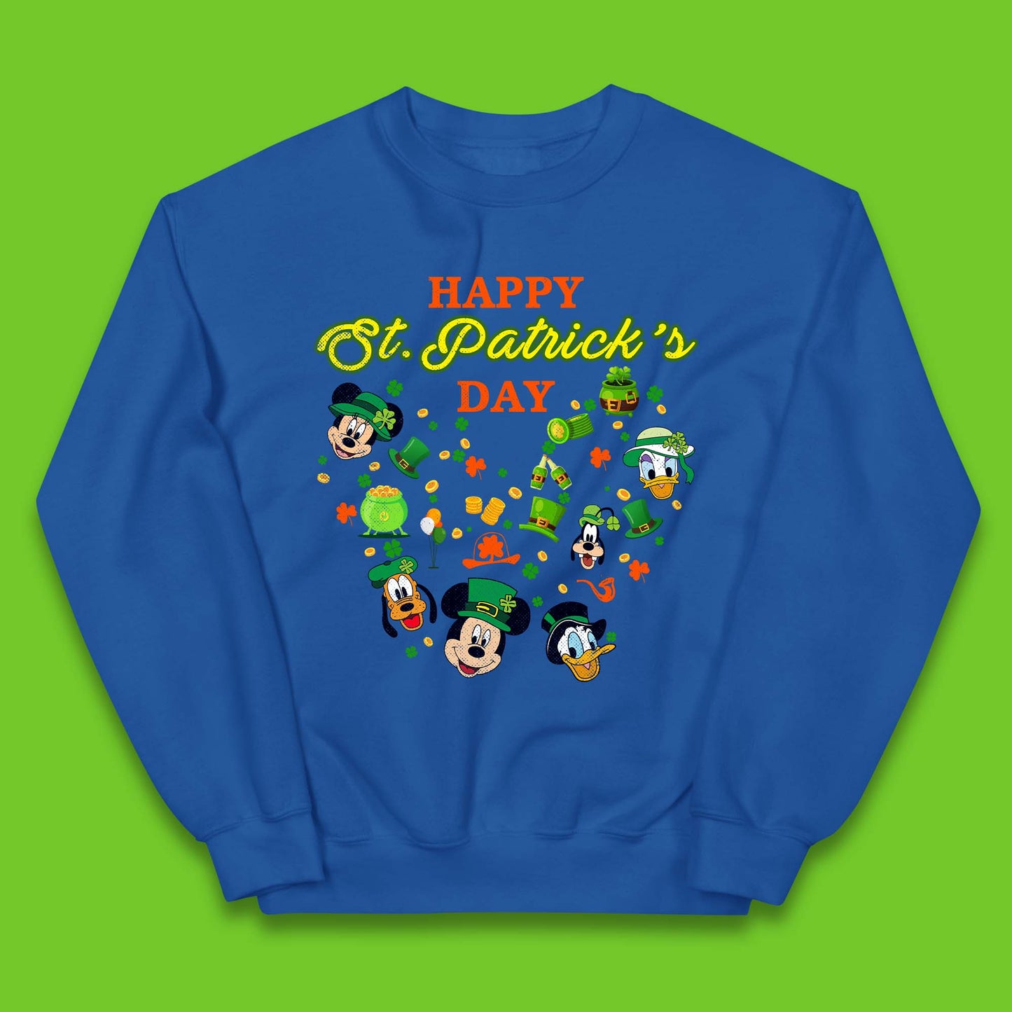 Disney Happy St. Patrick's Day Kids Jumper