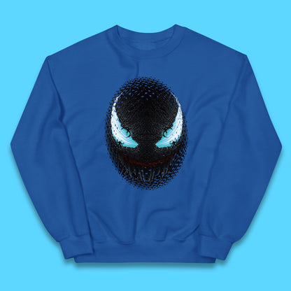 Marvel Venom Amoled Angry Venom Logo Marvel Avengers Superheros Movie Character Kids Jumper