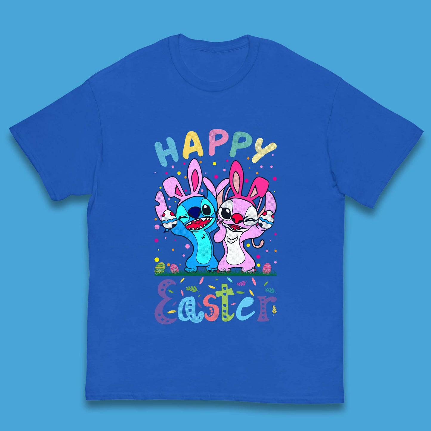 Happy Easter Stitch Kids T-Shirt