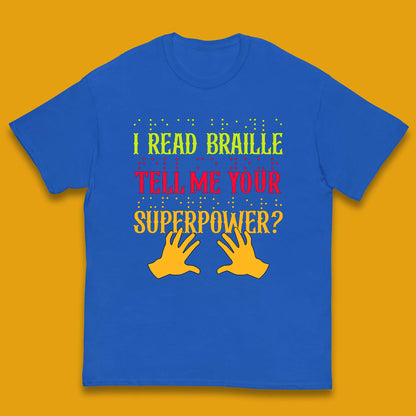 Braille Superpower Kids T-Shirt