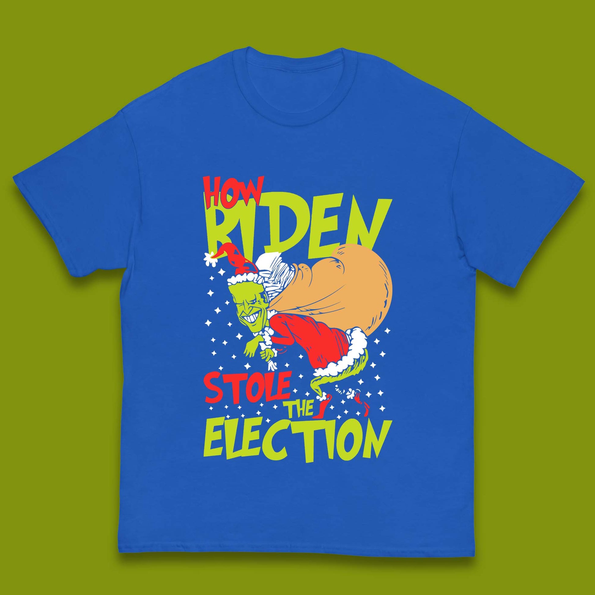 biden stole election kids t shirt