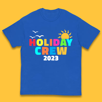 Holiday Crew 2023 Summer Vacation Beach Trip Reunion Kids T Shirt