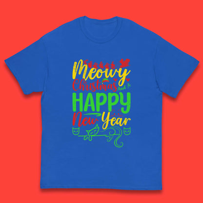 meowy christmas t shirt